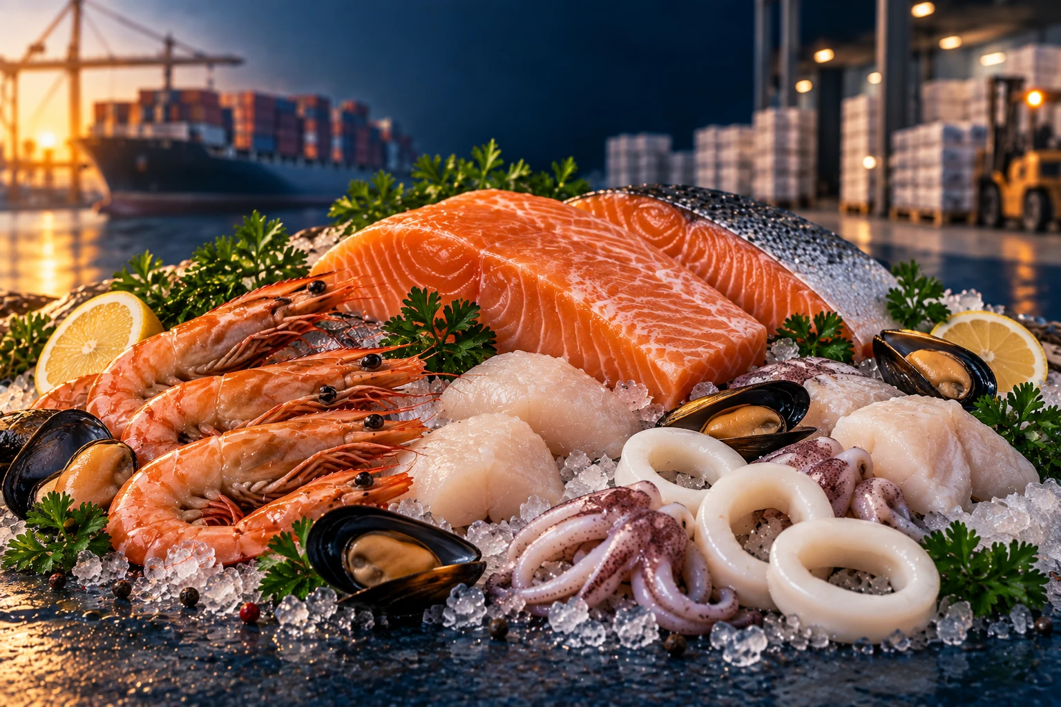 Salmon Portions & Seafood Mix